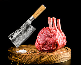 Japanese steel chopper STYLE DE VIE Olive Forged, Cleaver