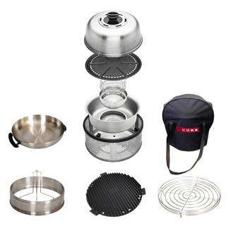 COBB Turistiniai griliai Kelioninis / pikniko grilis COBB Kitchen in a BOX (Premier AIR), anglinis, Ø 33cm