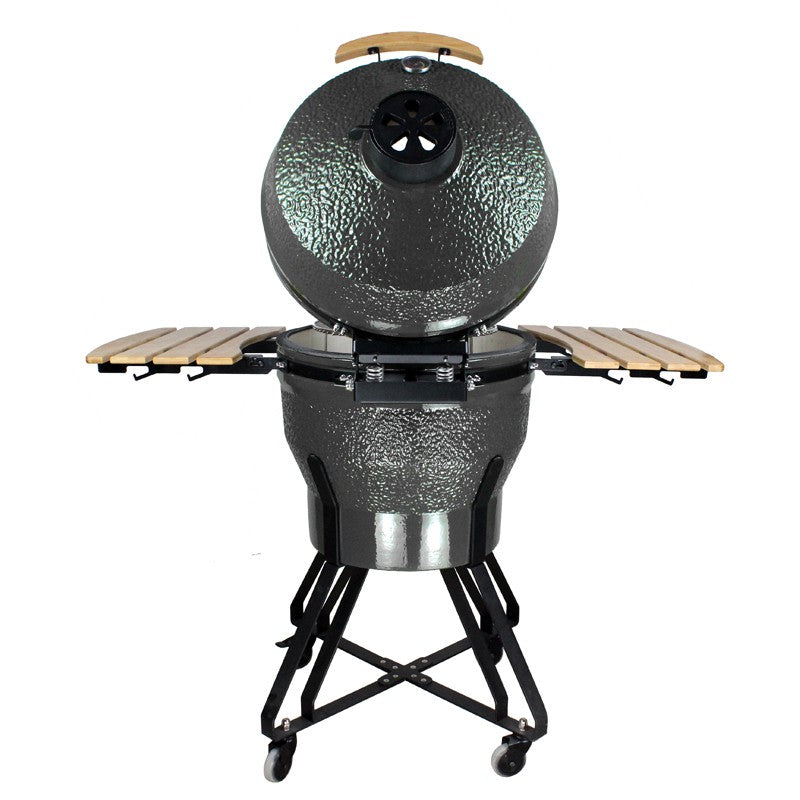 Carbon kamado grill ZYLE Large KS grey O 56 cm GRILIAI.LT