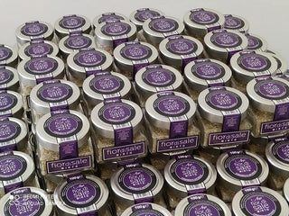 Kiti Prieskoniai ir malūnėliai Sardinijos jūros druskos dribsniai FIOR DI SALE su mirta, 100 g