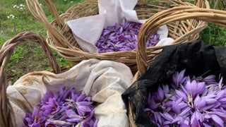 Kiti Prieskoniai ir malūnėliai Sardinijos jūros druskos dribsniai FIOR DI SALE su šafranu, 100 g