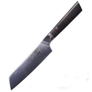 OLEIO Pjaustymas ir smulkinimas Japoniško Damasko plieno peilis OLEIO Zayiko, PROFI, Santoku, 16 cm