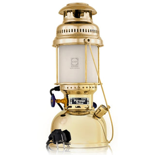 Petromax Apšvietimas Stalinė lempa PETROMAX HK 500, elektrinė, žalvaris, Aukštis 40 cm, Ø17 cm