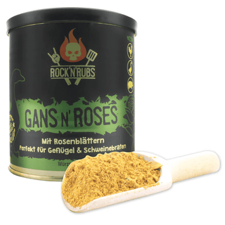Rock 'N' Rubs Prieskoniai ir malūnėliai ROCK'N'RUBS Goldline Universalūs prieskoniai "Gans N' Roses", 140 g