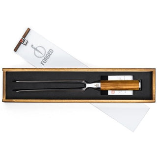 STYLE DE VIE Pjaustymas ir smulkinimas Japoniško plieno mėsos šakutė STYLE DE VIE Olive Forged, Meat Fork, 19 cm