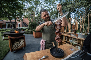 STYLE DE VIE Pjaustymas ir smulkinimas Japoniško plieno peilis STYLE DE VIE Olive Forged, Butcher, 25,5 cm (mėsos)