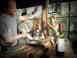 STYLE DE VIE Pjaustymas ir smulkinimas Šakė STYLE DE VIE Churrasco Forged, Olive, 70 cm