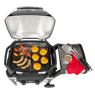 WEBER Elektriniai griliai Elektrinis grilis WEBER Pulse 2000 su stalu,  49 x 39 cm, 2200 W / 230W