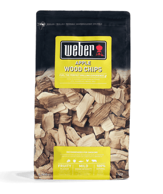 WEBER Rūkinimas Medžio drožlės WEBER Apple (Obelis), 0,7 kg, 100 % natūralios