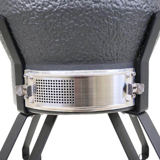 ZYLE Angliniai griliai Anglinis kamado grilis ZYLE Large KS, matinis pilkas, Ø 56 cm
